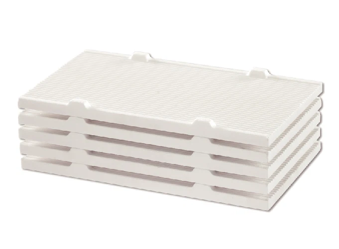 V-Shaped Ceramic Kiln Furniture For Zirconia Ceramic Core And Sleeve Sintering